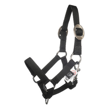Cabezada y ramal HKM Hobby Horsing Basic Negro Cabezada y ramal HKM Hobby Horsing Basic Negro