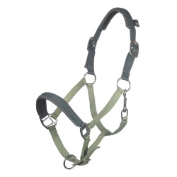 Cabezada HKM Barnie Verde claro / verde oscuro