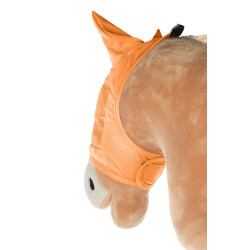 Máscara anti-moscas HKM Hobby Horsing Naranja