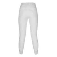 Pantalón HKM Amalfi con culera completa de silicona Blanco