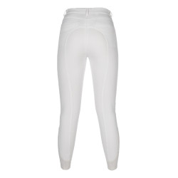 Pantalón HKM Amalfi con culera completa de silicona Blanco