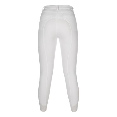 Pantalón HKM Amalfi con culera completa de silicona Blanco