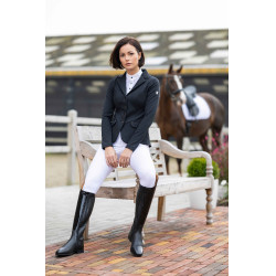 Pantalón HKM Amalfi con culera completa de silicona Blanco