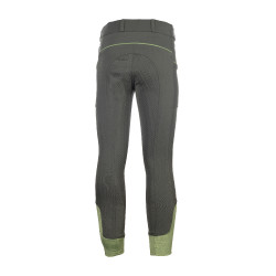 Pantalón HKM Claire con culera completa de silicona Gris verde Pantalón HKM Claire con culera completa de silicona Gris verde