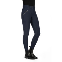Pantalón HKM Lia de talle alto con culera completa en Alos Azul oscuro