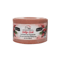 Piedra de sal HKM aromatizada Lolly Lick Escaramujo