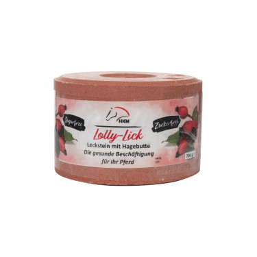 Piedra de sal HKM aromatizada Lolly Lick Escaramujo