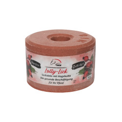 Piedra de sal HKM aromatizada Lolly Lick Escaramujo Piedra de sal HKM aromatizada Lolly Lick Escaramujo