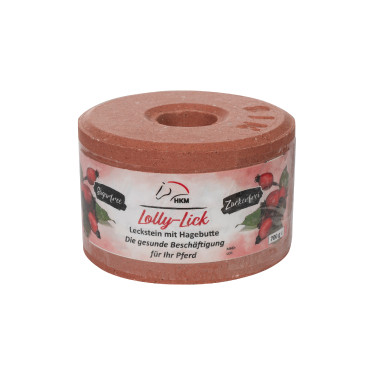 Piedra de sal HKM aromatizada Lolly Lick Escaramujo Piedra de sal HKM aromatizada Lolly Lick Escaramujo