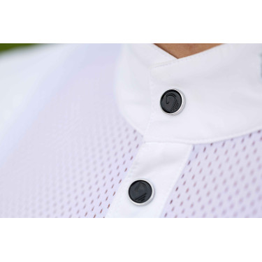 Polo de concurso HKM Amalfi Blanco