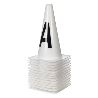 Postes de pista HKM Dressage Hobby Horsing Blanco