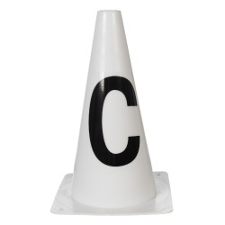 Postes de pista HKM Dressage Hobby Horsing Blanco