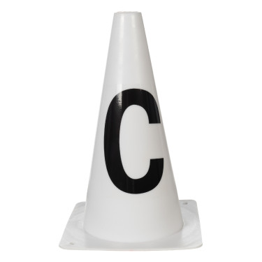 Postes de pista HKM Dressage Hobby Horsing Blanco