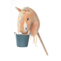 Cubo para comida HKM Hobby Horsing Naranja