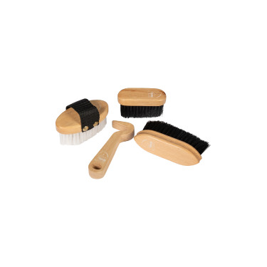 Set de cepillado HKM de madera Hobby Horsing Set de cepillado HKM de madera Hobby Horsing