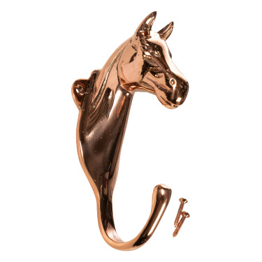 Soporte HKM para cabeza de caballo en latón Cobre Marrón Soporte HKM para cabeza de caballo en latón Cobre Marrón