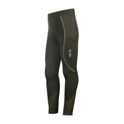 Legging HKM Claire con asiento completo de silicona Gris verde Legging HKM Claire con asiento completo de silicona Gris verde