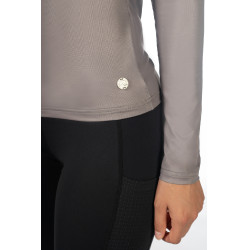 Camiseta funcional HKM Summer Milano II Gris pardo Marrón