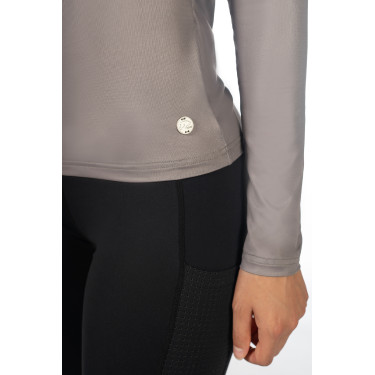 Camiseta funcional HKM Summer Milano II Gris pardo Marrón