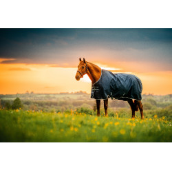 Manta Horseware Amigo Ripstop 900D Poney Turnout 200g Marine witney Azul marino