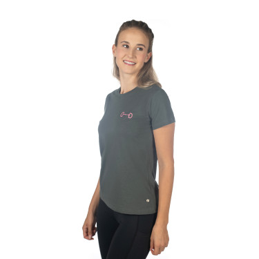 Camiseta HKM Excellent Gris verde