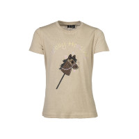 Camiseta HKM Hobby Horsing Rainbow Beige