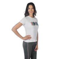 Camiseta HKM Mirror Blanco