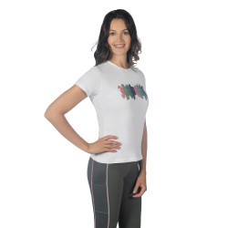 Camiseta HKM Mirror Blanco