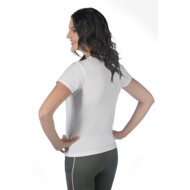 Camiseta HKM Mirror Blanco