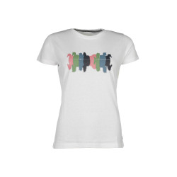 Camiseta HKM Mirror Blanco