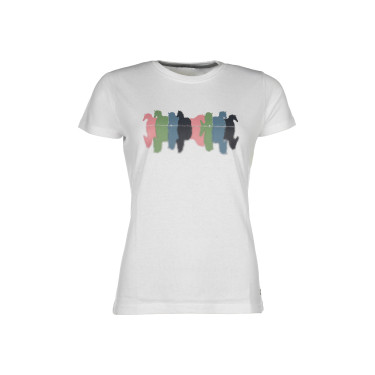 Camiseta HKM Mirror Blanco