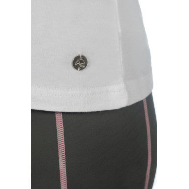 Camiseta HKM Mirror Blanco