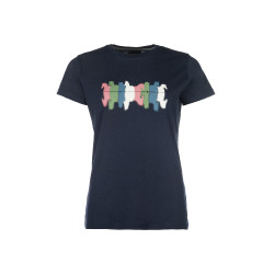 Camiseta HKM Mirror Azul oscuro