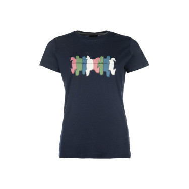 Camiseta HKM Mirror Azul oscuro