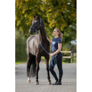 Camiseta HKM Mirror Azul oscuro