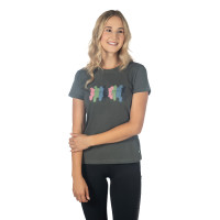Camiseta HKM Mirror Gris verde