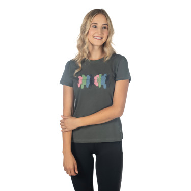 Camiseta HKM Mirror Gris verde