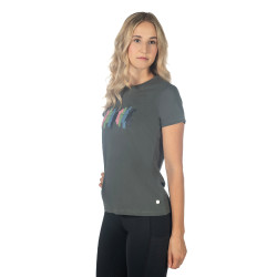 Camiseta HKM Mirror Gris verde