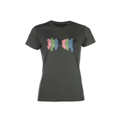 Camiseta HKM Mirror Gris verde