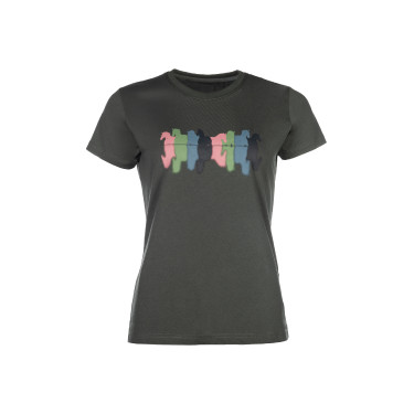 Camiseta HKM Mirror Gris verde