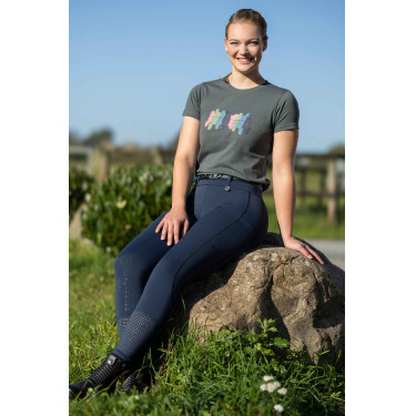 Camiseta HKM Mirror Gris verde