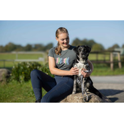 Camiseta HKM Mirror Gris verde