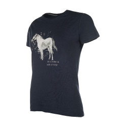 Camiseta HKM Sparkle Azul oscuro Camiseta HKM Sparkle Azul oscuro