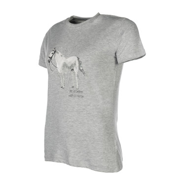 Camiseta HKM Sparkle Gris Camiseta HKM Sparkle Gris