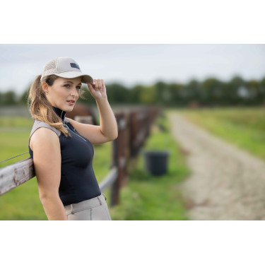 Top funcional HKM Amalfi Negro / gris pardo