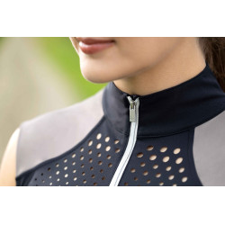 Top funcional HKM Amalfi Negro / gris pardo