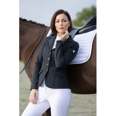 Chaqueta de concurso HKM Amalfi Negro
