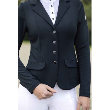 Chaqueta de concurso HKM Amalfi Negro