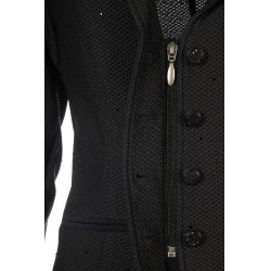 Chaqueta de concurso HKM Crystal Negro