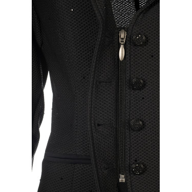 Chaqueta de concurso HKM Crystal Negro